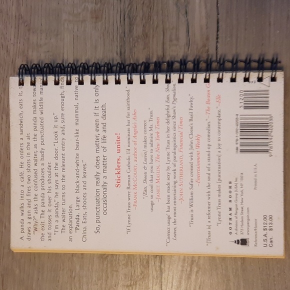 Secret Journal "Eats, Shoots & Leaves" - Picture 5 of 6